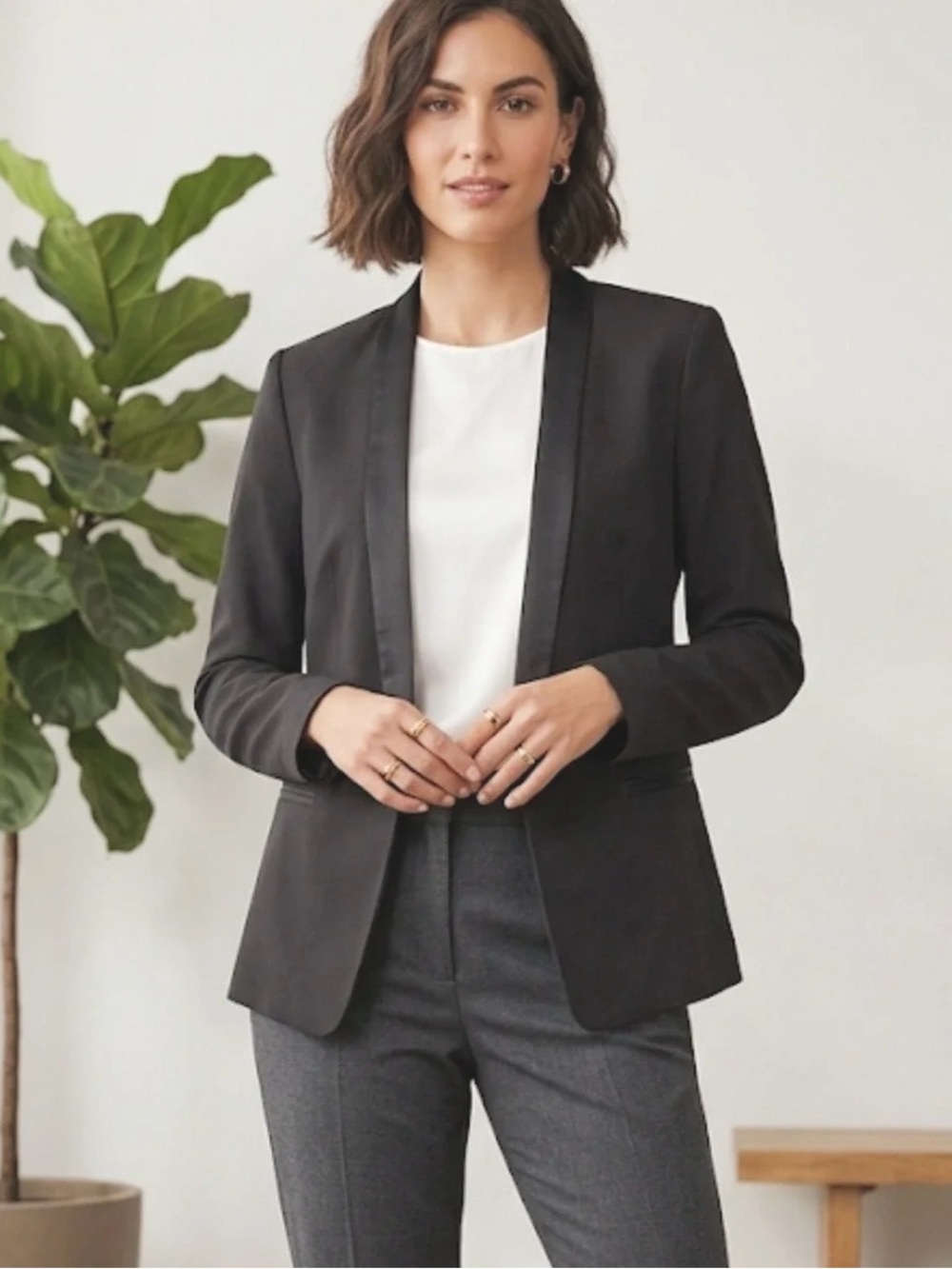 H&M Satin Blazer